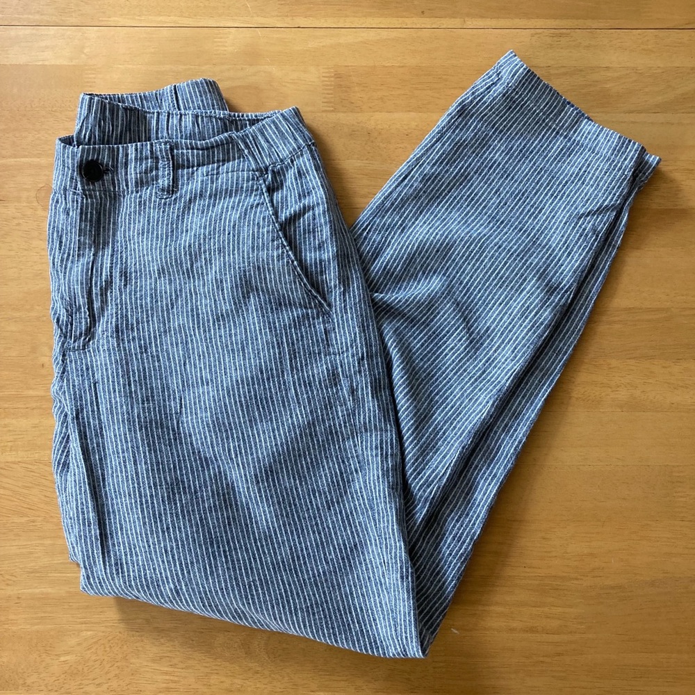 Uniqlo Cotton Linen Striped Pants XS Women’s
